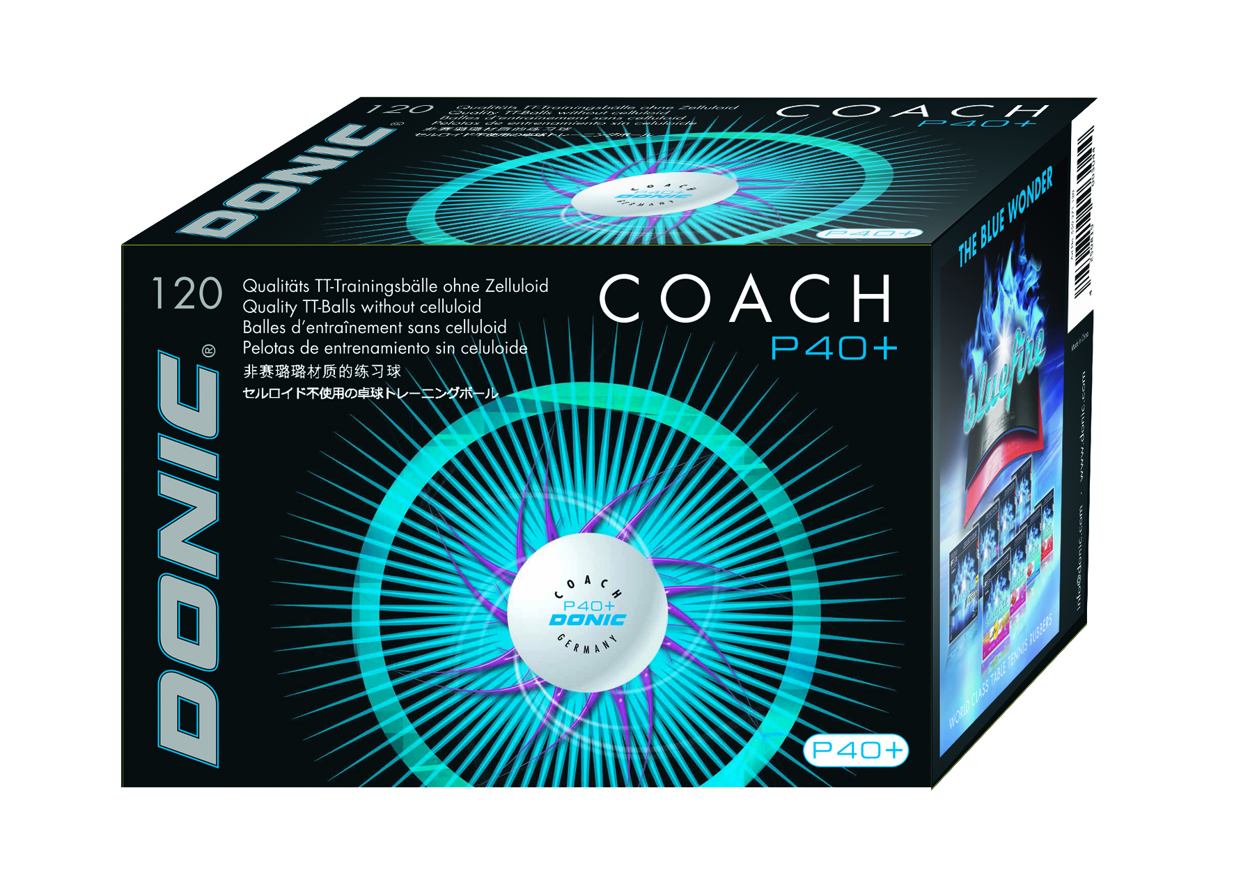 DONIC Coach P40+ 120 Stck